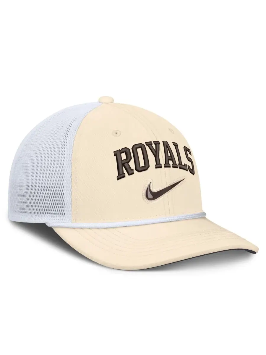 Бейсболка Nike Rise Dri-FIT Trucker Adjustable Hat — изображение 3 из 4, натуральный белый