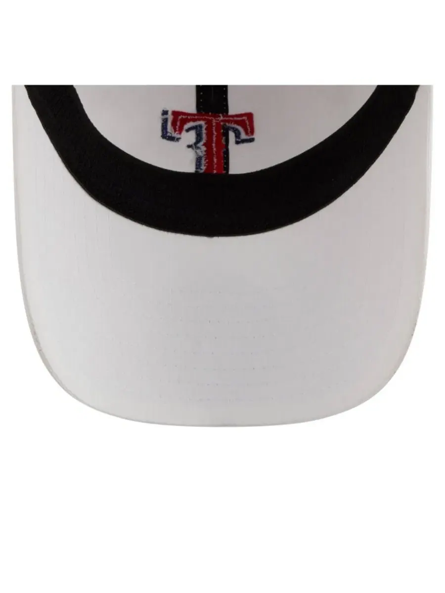 Кепка с вышитым логотипом Texas Rangers New Era — изображение 5 из 7, белый