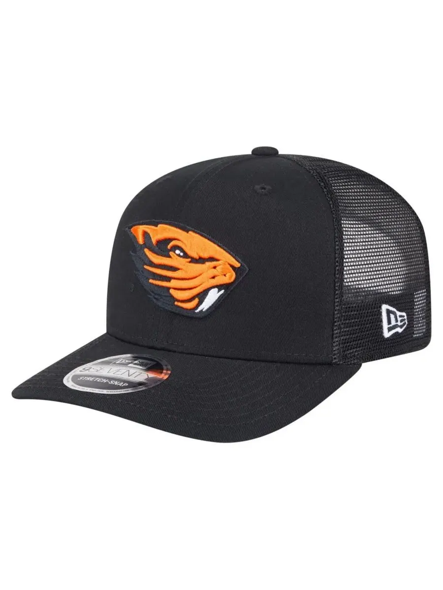 Кепка-тракер с вышивкой Oregon State Beavers Primary 9SEVENTY New Era — изображение 1 из 4, черный
