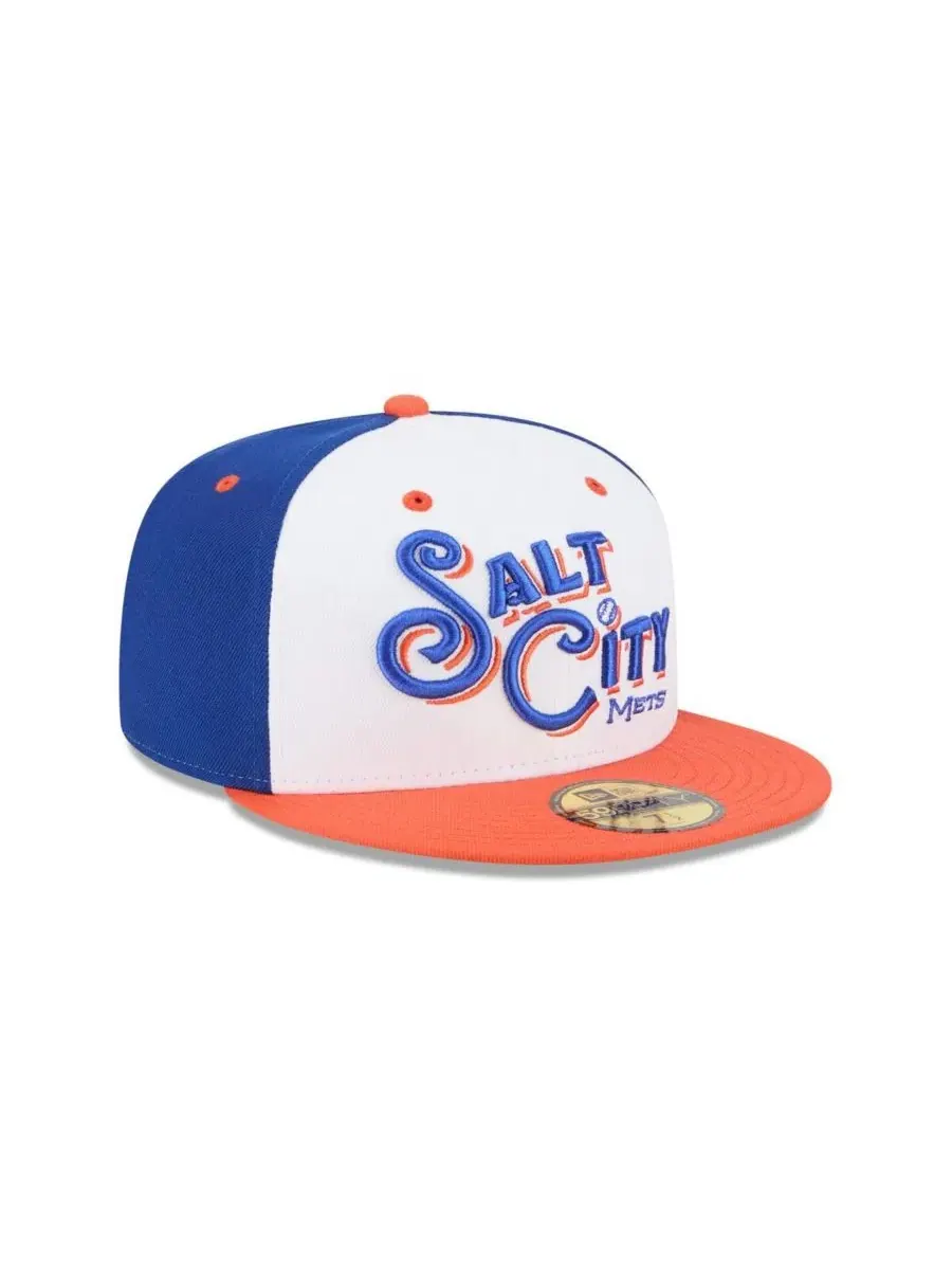 Кепка с высокой тульей, с вышитым логотипом, Syracuse Mets Theme Nights New Era — изображение 3 из 4, белый