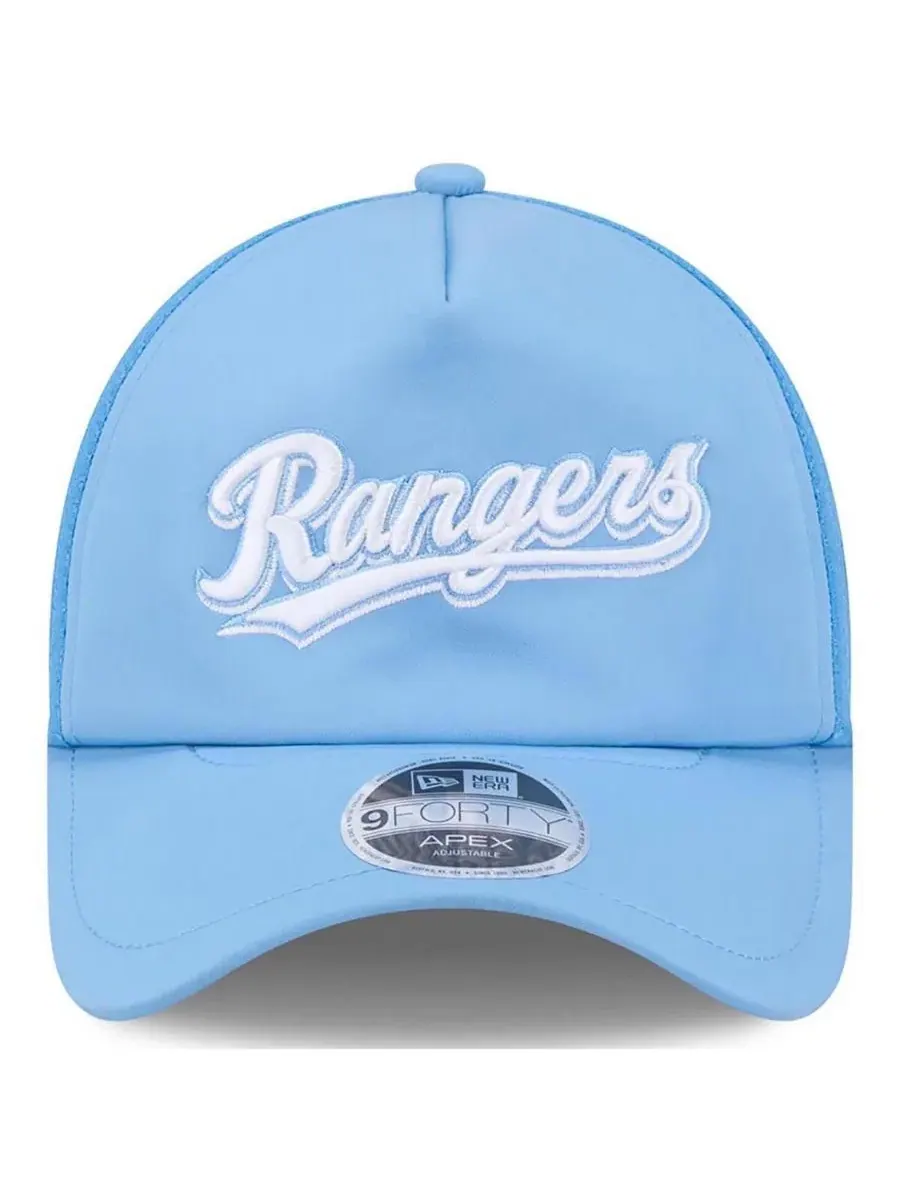 Бейсболка с вышитым логотипом Texas Rangers New Era — изображение 4 из 4, светлый синий