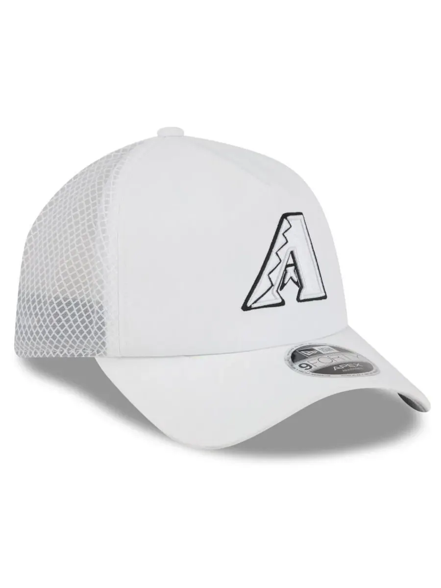 Бейсболка с вышитым логотипом Arizona Diamondbacks New Era — изображение 3 из 4, белый