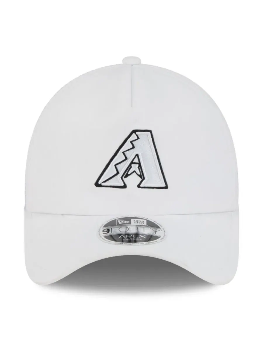 Бейсболка с вышитым логотипом Arizona Diamondbacks New Era — изображение 4 из 4, белый