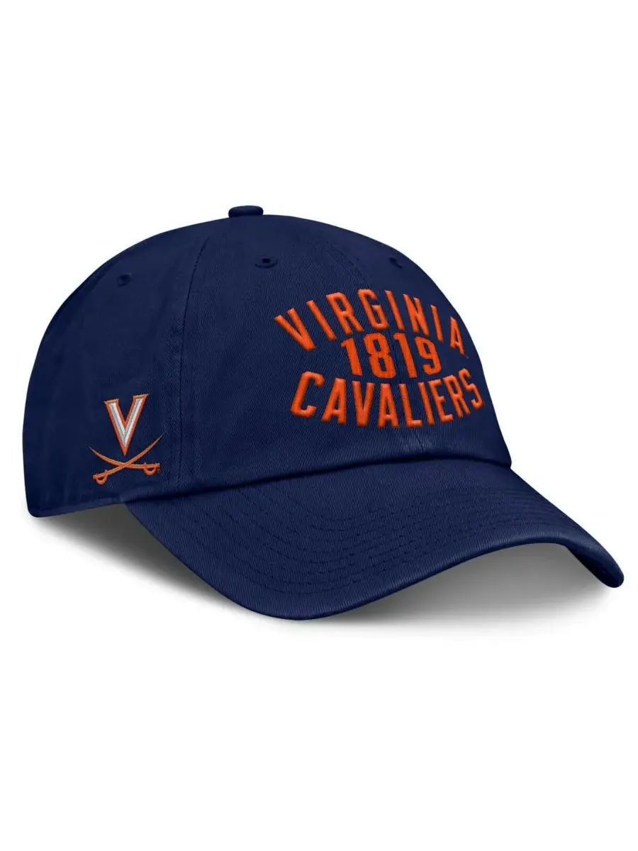 Fanatics Мужская регулируемая кепка Virginia Cavaliers Archer темно-синего цвета — изображение 1 из 4, темно-синий