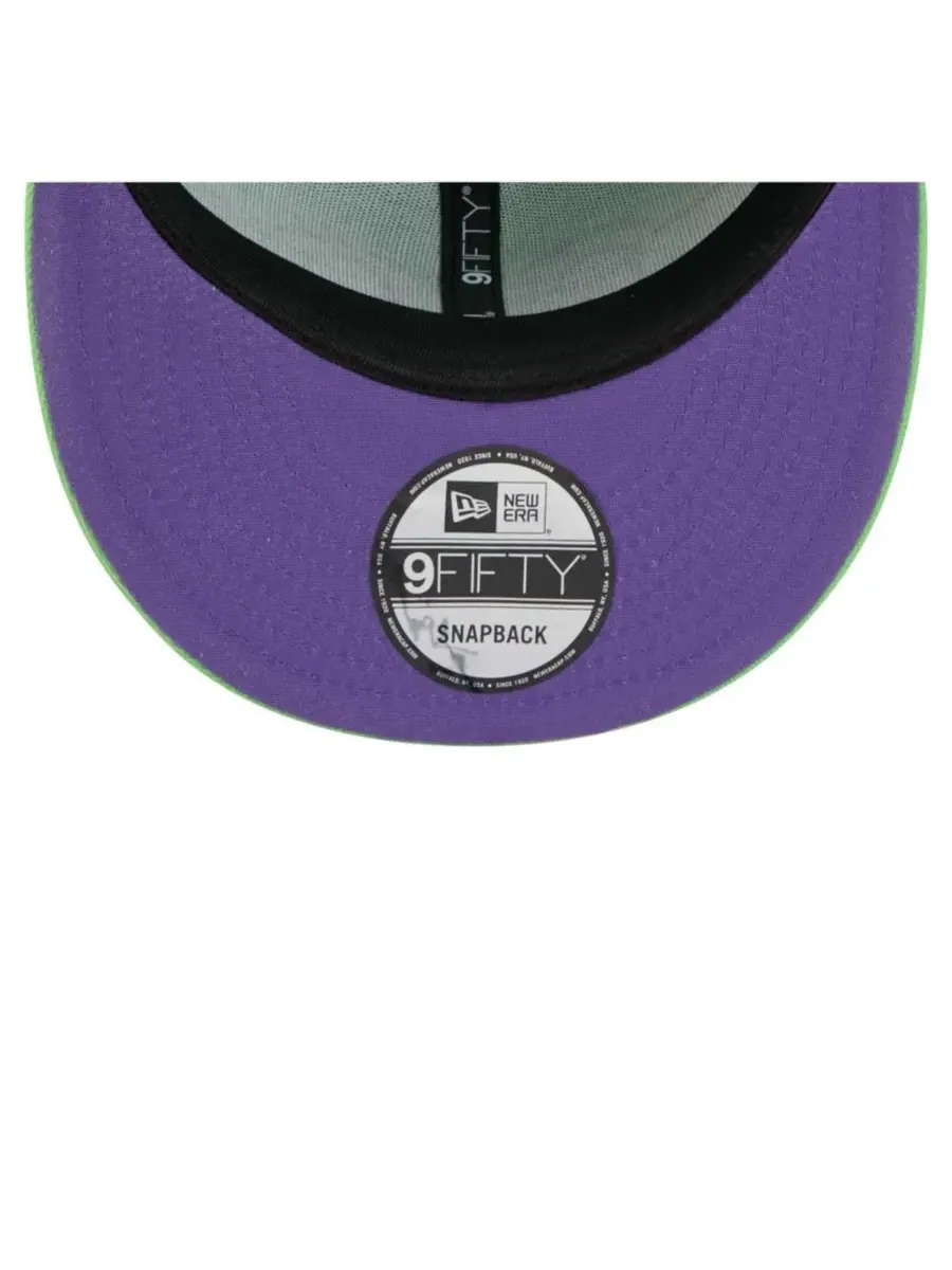 New Era Мужская зеленая кепка-снепбэк "Черепашки-ниндзя Донателло" 9Fifty — изображение 2 из 5, зеленый
