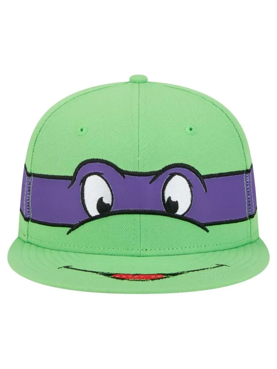 New Era Мужская зеленая кепка-снепбэк "Черепашки-ниндзя Донателло" 9Fifty — изображение 5 из 5, зеленый
