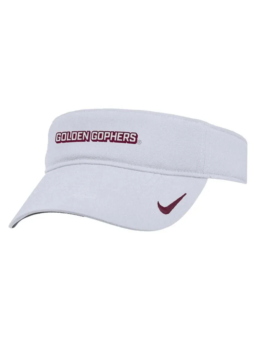 Nike Мужская белая бейсболка Minnesota Golden Gophers 2025 On-Field Ace Performance с регулируемым — изображение 1 из 3