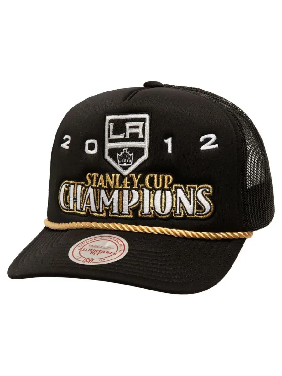 Mitchell & Ness Мужская черная регулируемая кепка-тракер Los Angeles Kings из коллекции SOUL — изображение 1 из 3, черный