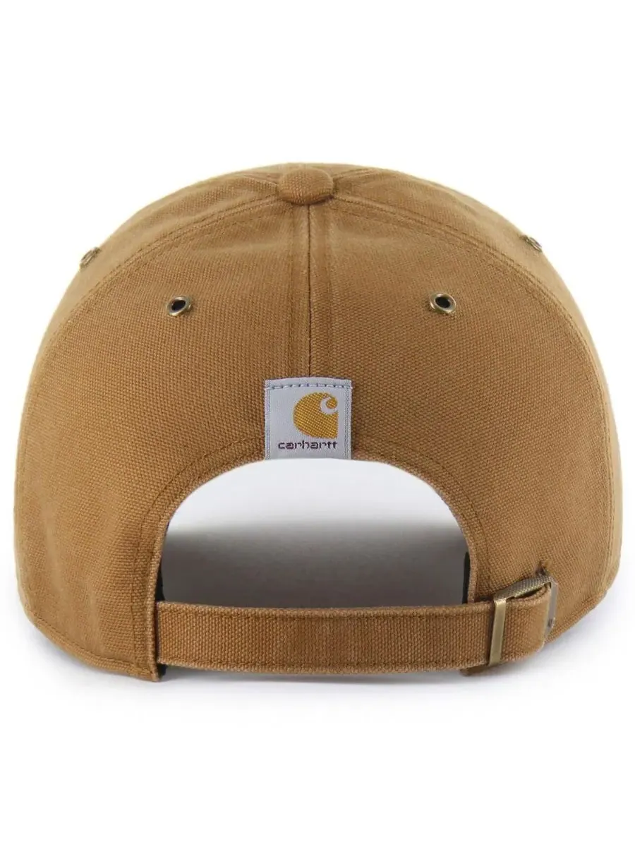 Carhartt Мужская коричневая кепка Colorado Avalanche Clean Up с регулируемой высотой, производства — изображение 3 из 3