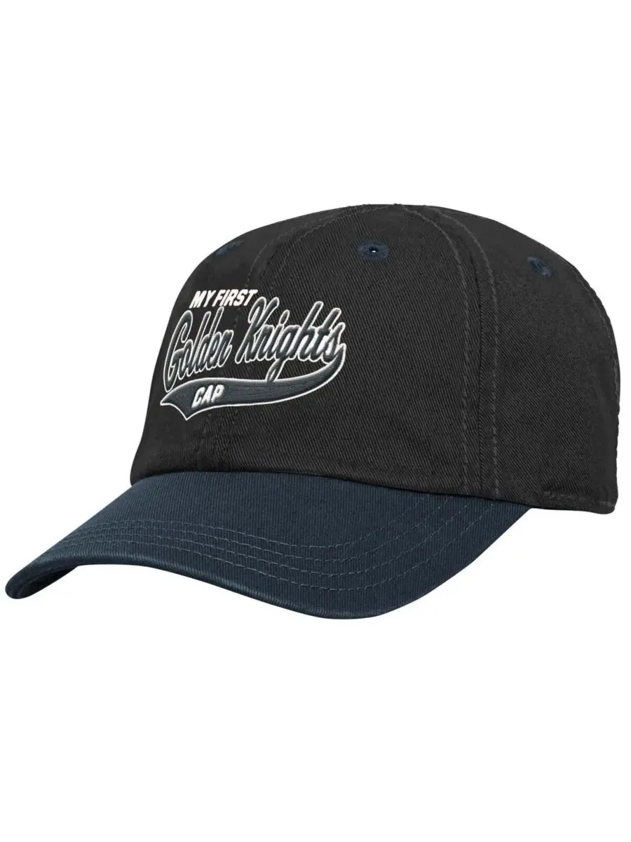 Outerstuff Детская бейсболка Black Vegas Golden Knights My First Tail Sweep Slouch Flex Hat для — изображение 1 из 3, черный