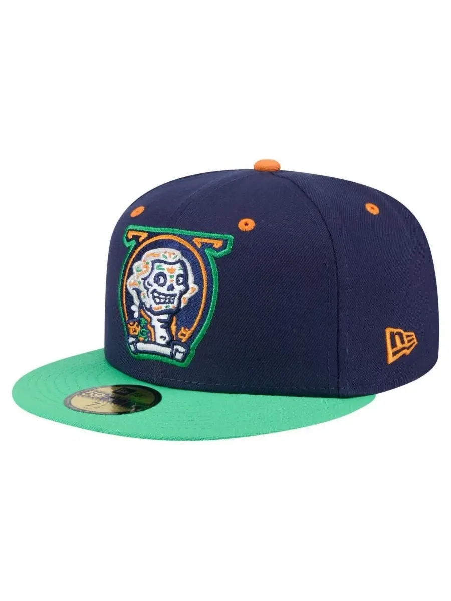 New Era Мужская темно-синяя бейсболка Fredericksburg Nationals Copa de la Diversion 59FIFTY — изображение 1 из 4, темно-синий