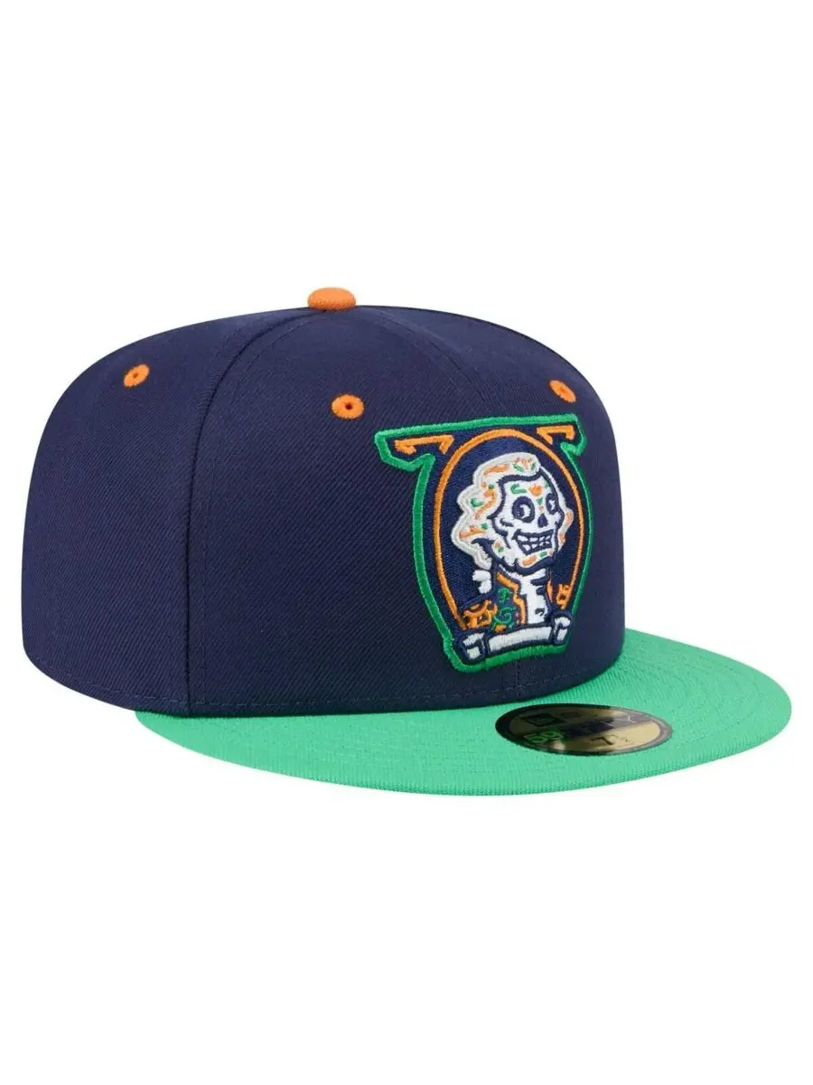 New Era Мужская темно-синяя бейсболка Fredericksburg Nationals Copa de la Diversion 59FIFTY — изображение 3 из 4, темно-синий