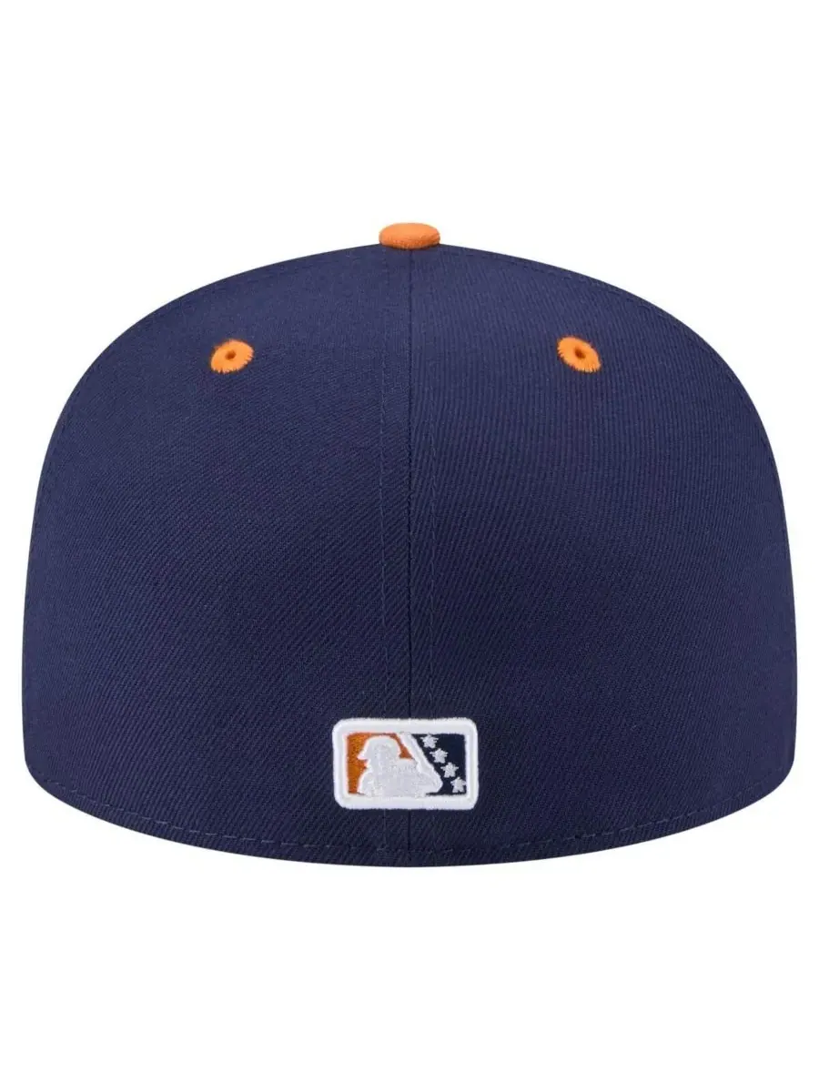 New Era Мужская темно-синяя бейсболка Fredericksburg Nationals Copa de la Diversion 59FIFTY — изображение 4 из 4, темно-синий