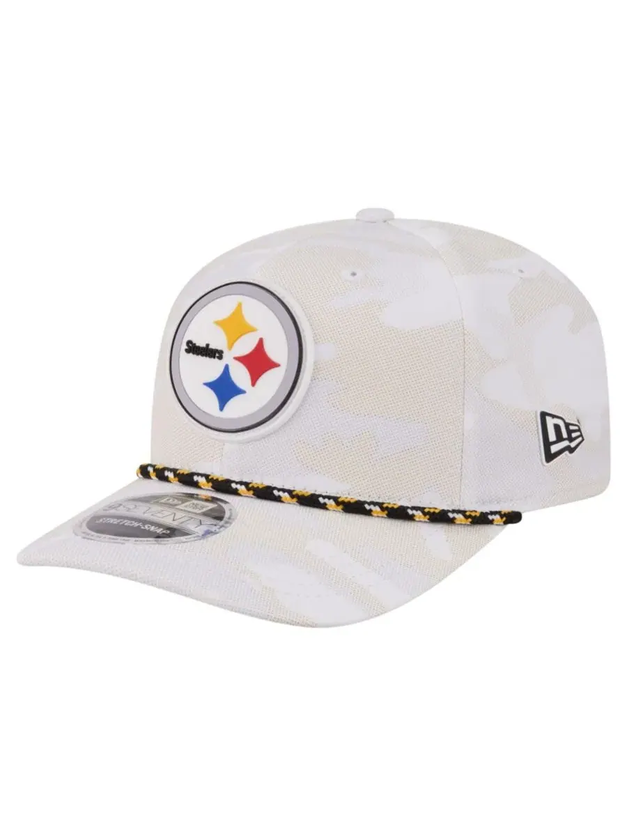 Кепка Pittsburgh Steelers Camo Rope 9SEVENTY New Era — изображение 1 из 7, белый