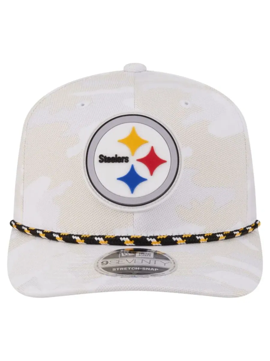 Кепка Pittsburgh Steelers Camo Rope 9SEVENTY New Era — изображение 2 из 7, белый