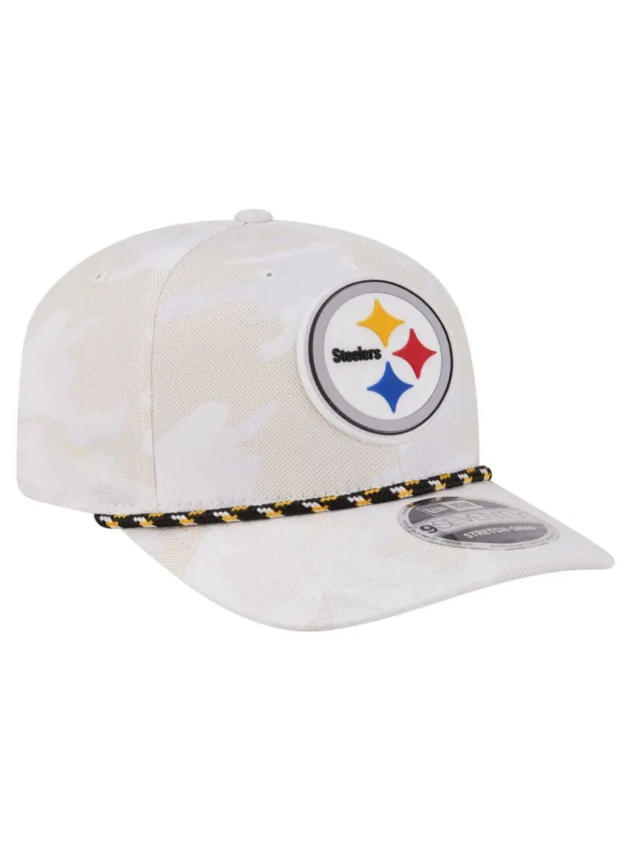 Кепка Pittsburgh Steelers Camo Rope 9SEVENTY New Era — изображение 3 из 7, белый
