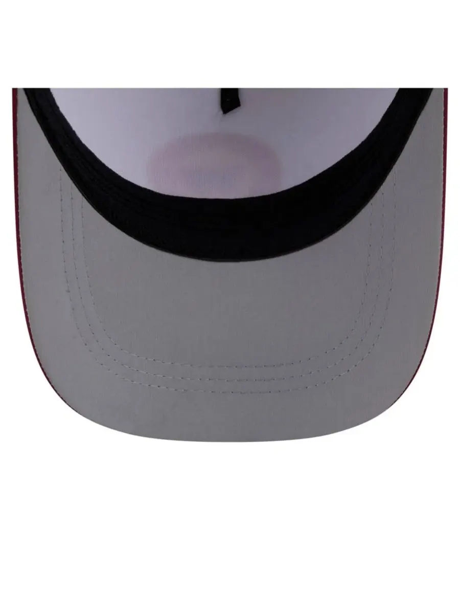 Кепка New Era Washington Commanders Patch 39THIRTY A-Frame M-Crown с перфорацией — изображение 5 из 5, серый бордовый