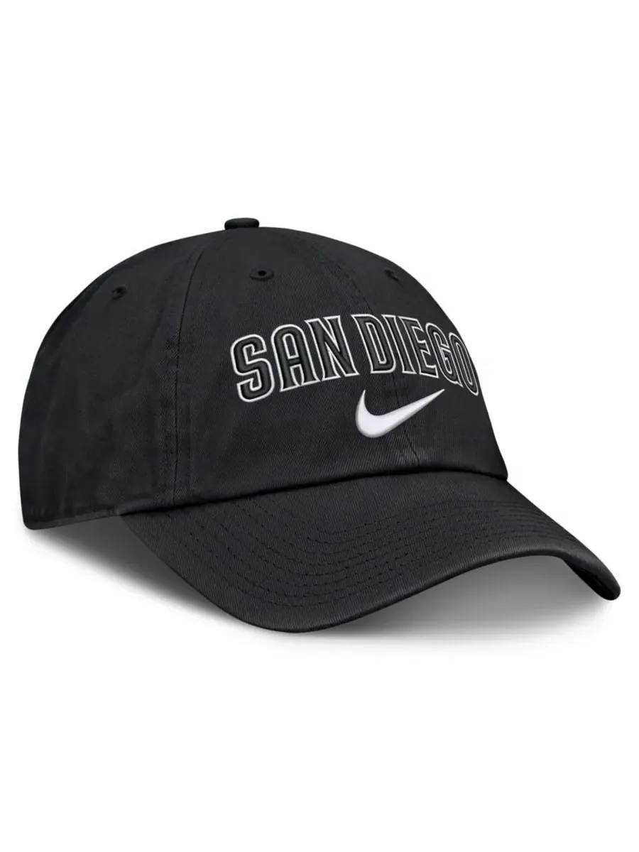 Кепка с козырьком San Diego Padres Club Adjustable Hat Nike — изображение 3 из 4, черный
