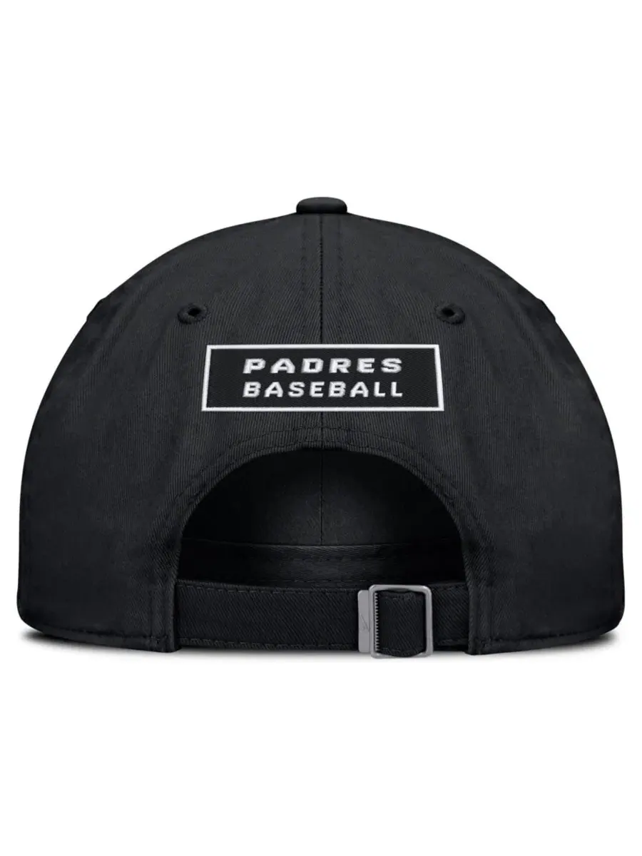 Кепка с козырьком San Diego Padres Club Adjustable Hat Nike — изображение 4 из 4, черный