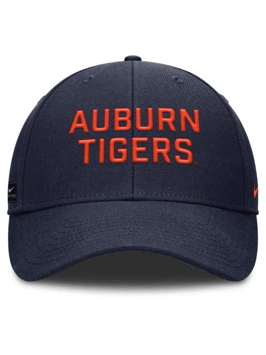 Кепка Nike Auburn Tigers Sideline Rise Practice — изображение 2 из 4, темно-синий