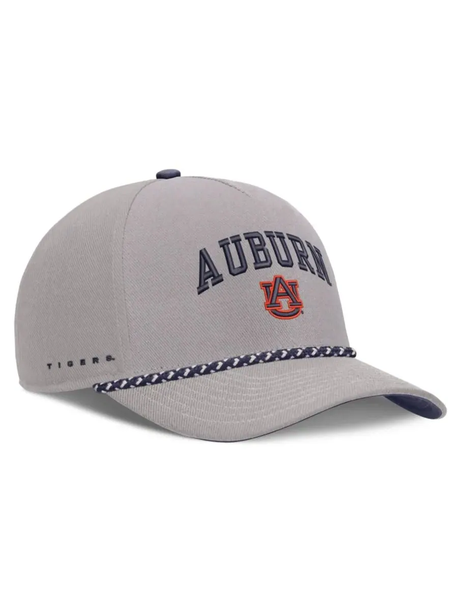 Кепка Nike Primetime Rise Rope с регулируемой застежкой, Auburn Tigers — изображение 3 из 5, серый темно-синий