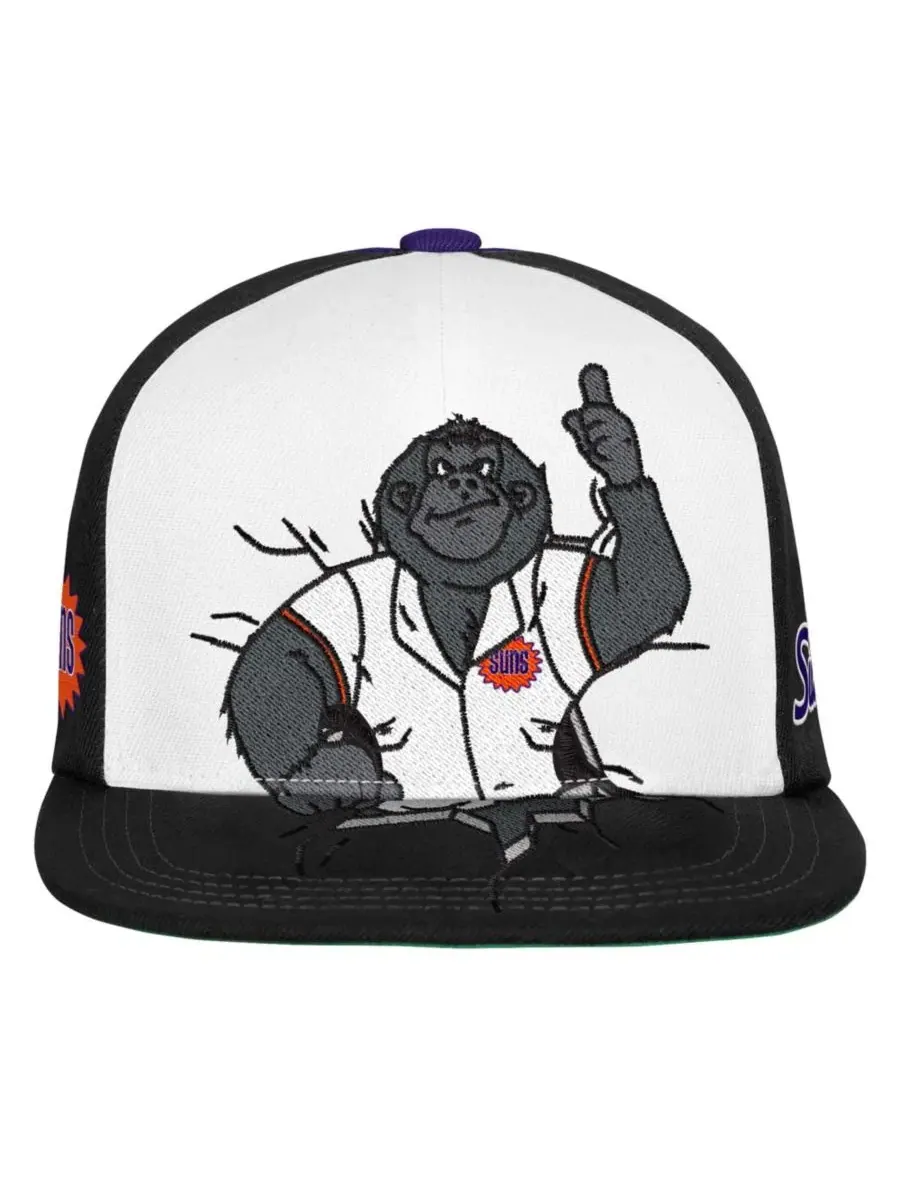 Кепка-снэпбек с вышивкой Mascot Mitchell & Ness — изображение 2 из 2, черный