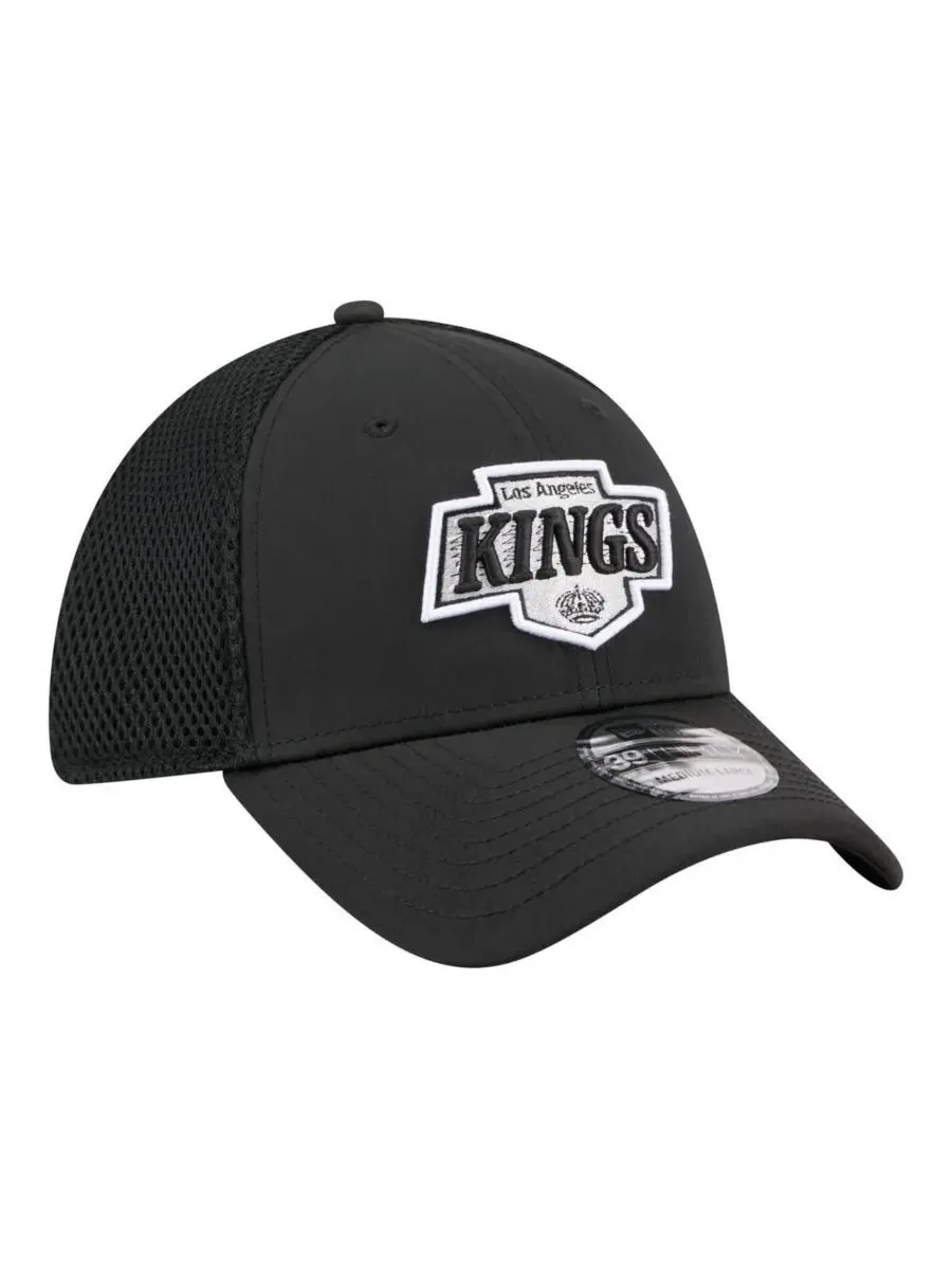 Кепка New Era 39THIRTY с вышитым логотипом Los Angeles Kings — изображение 3 из 5, черный