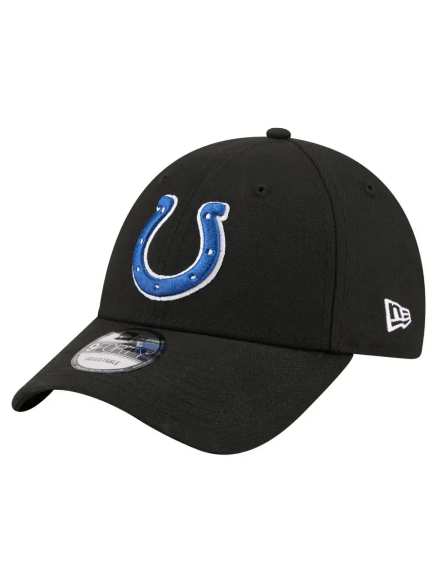 Кепка New Era Core Team 9FORTY с вышитым логотипом Indianapolis Colts — изображение 1 из 5, черный