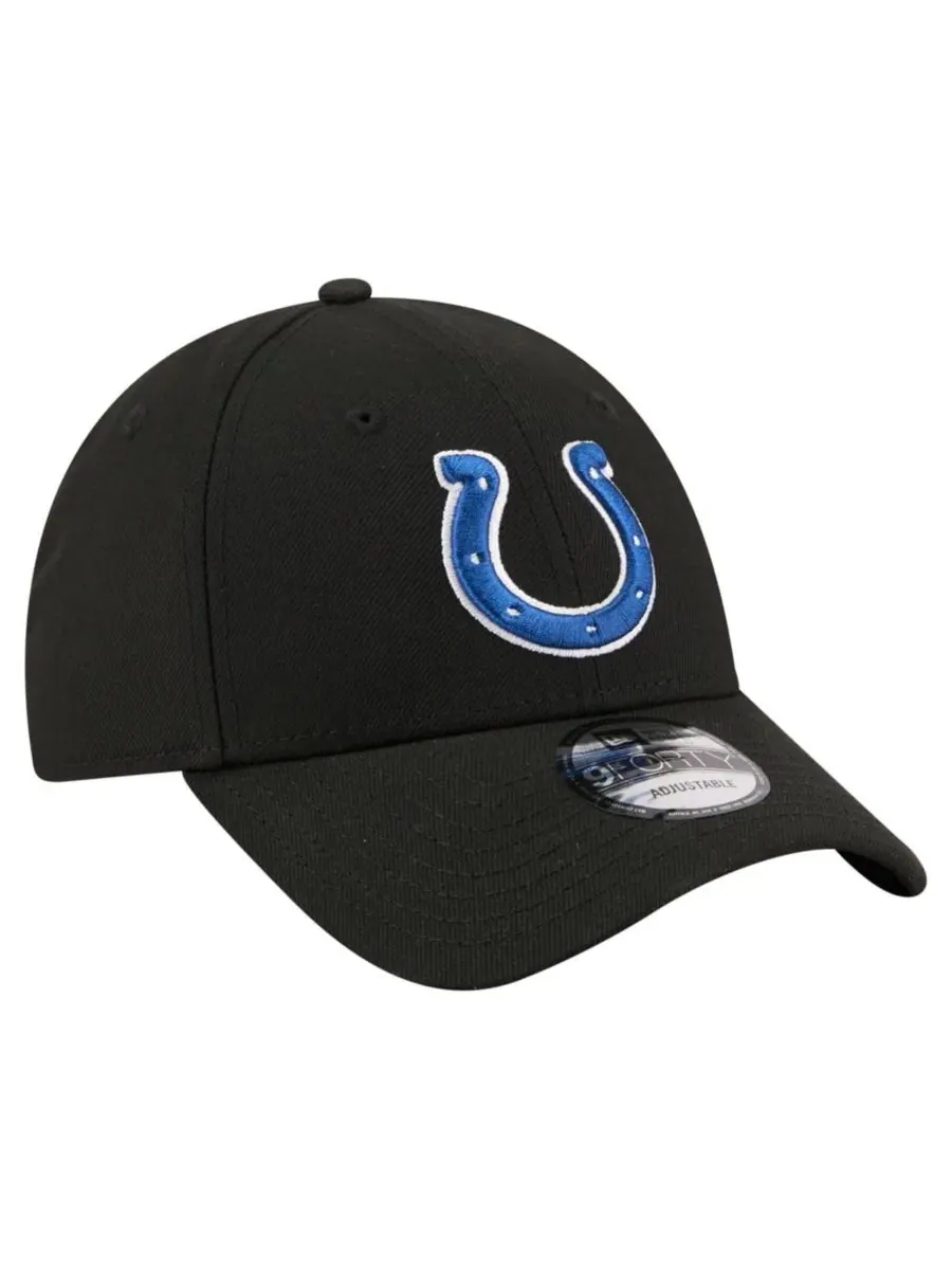 Кепка New Era Core Team 9FORTY с вышитым логотипом Indianapolis Colts — изображение 4 из 5, черный