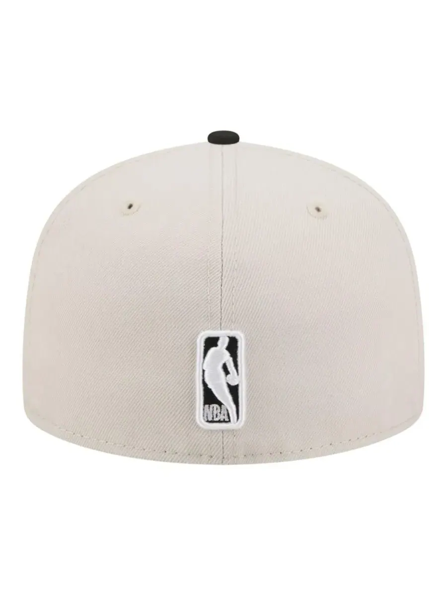 Кепка New Era Brooklyn Nets Localized City Icon 59FIFTY — изображение 4 из 7, бежевый черный