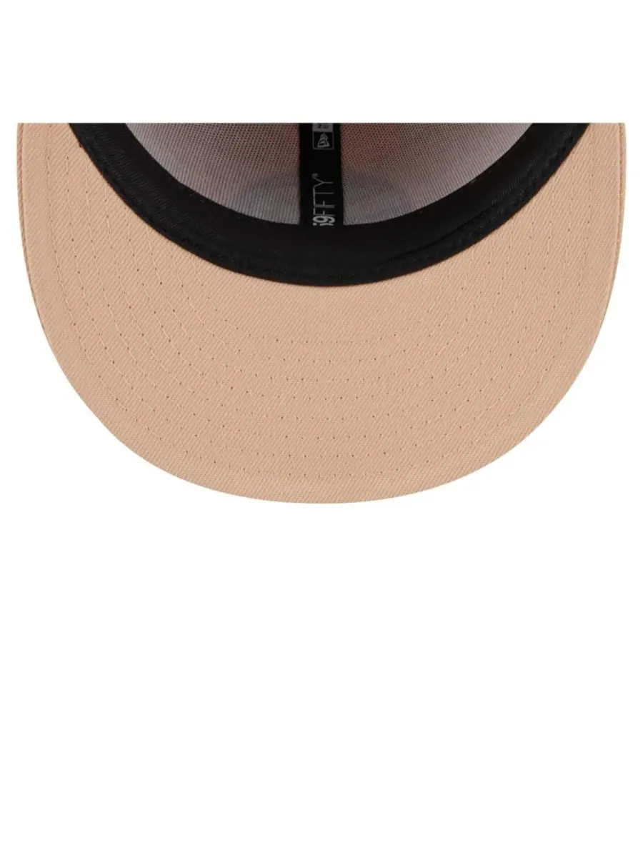 New Era Мужская бейсболка Pittsburgh Steelers Candied Pecan 59FIFTY бежевого цвета — изображение 5 из 5, бежевый