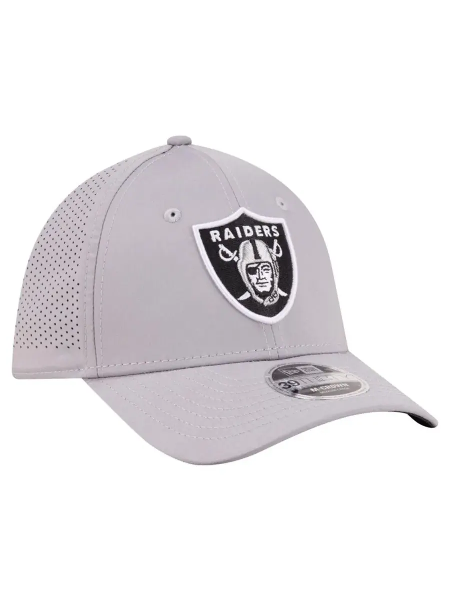 Кепка с вышивкой Las Vegas Raiders New Era — изображение 4 из 5, серый