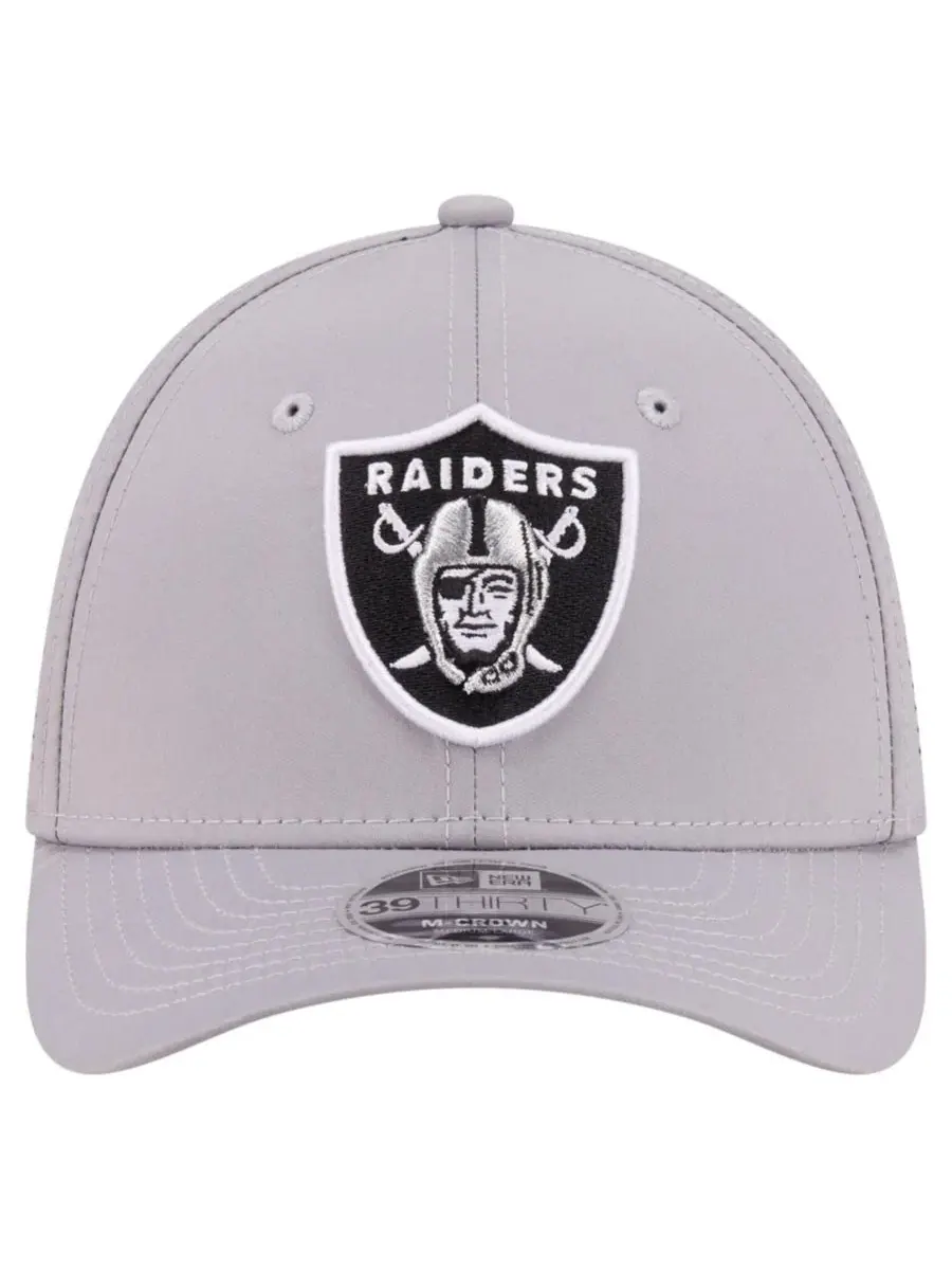 Кепка с вышивкой Las Vegas Raiders New Era — изображение 5 из 5, серый