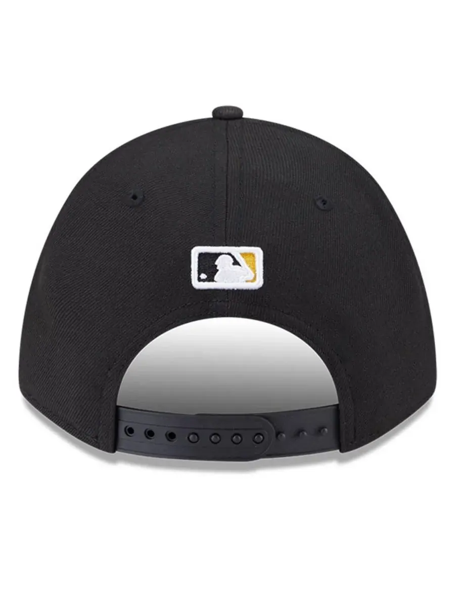 New Era Мужская черная регулируемая бейсболка 9FORTY, реплика бейсболки игрока команды «Питтсбург — изображение 4 из 4