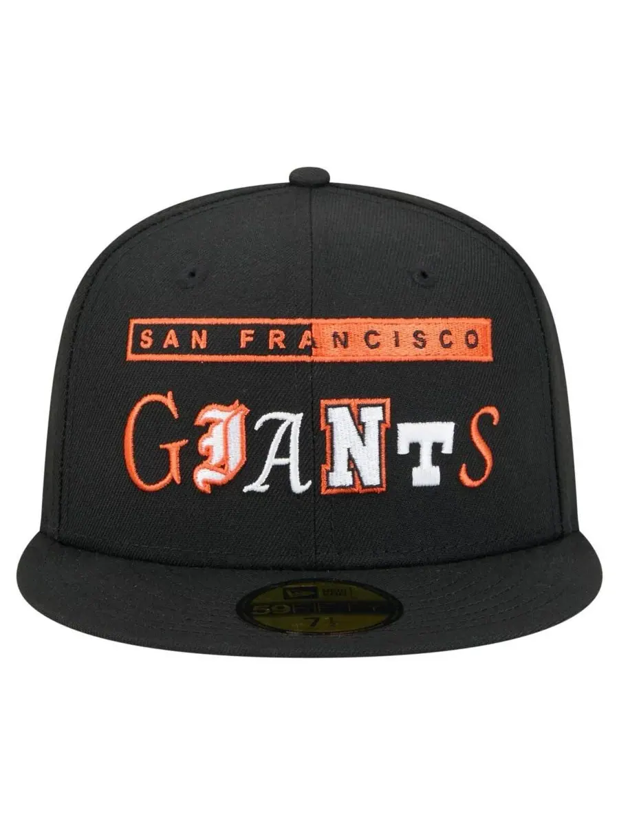 New Era Мужская черная бейсболка San Francisco Giants Ransom 59FIFTY — изображение 5 из 5, черный