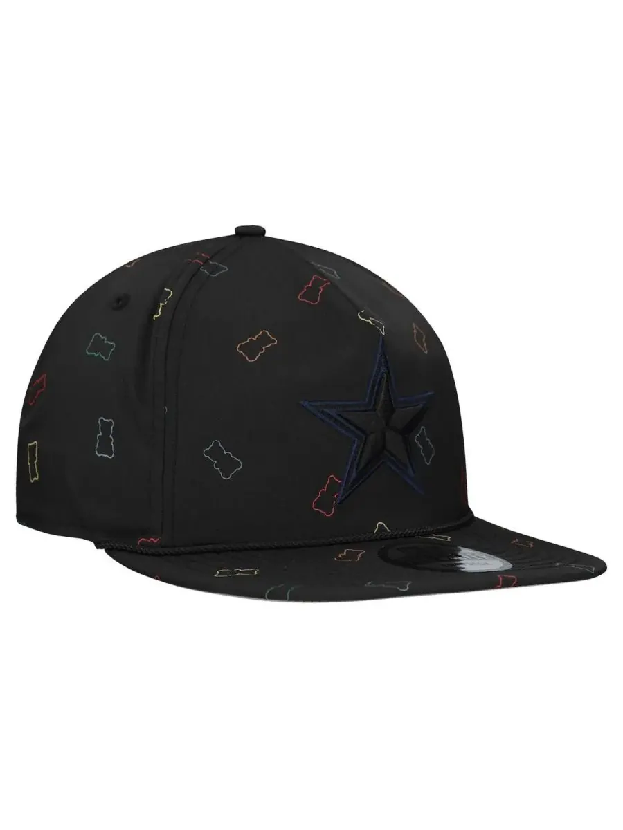 New Era Мужская черная бейсболка-снепбек с символикой команды Dallas Cowboys — изображение 3 из 4, черный