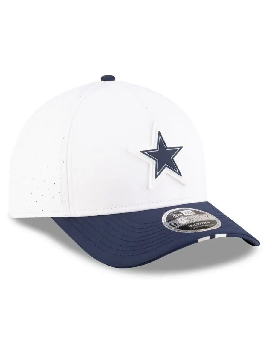 New Era Мужская кепка Dallas Cowboys 2025 NFL Training Camp A-Frame 9FORTY с регулируемой застежкой — изображение 3 из 4