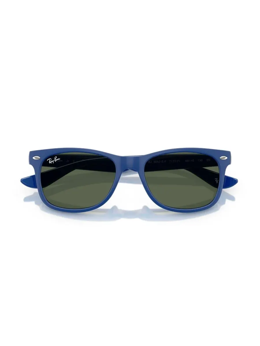 Детские солнцезащитные очки, модель New Wayfarer RB9052SF (для детей 7-10 лет) Ray-Ban Jr — изображение 5 из 6, синий