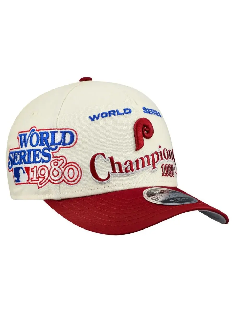 New Era Мужская кепка Philadelphia Phillies World Series 9FORTY M-Crown A-Frame Adjustable — изображение 1 из 4
