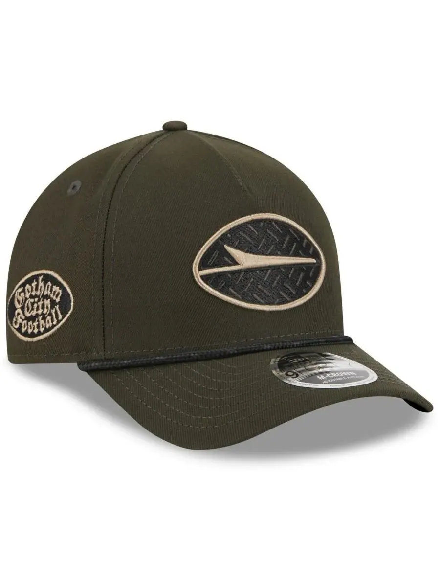 New Era Мужская регулируемая кепка Gotham Green New York Jets 2025 Rivalries Collection Sideline — изображение 1 из 5