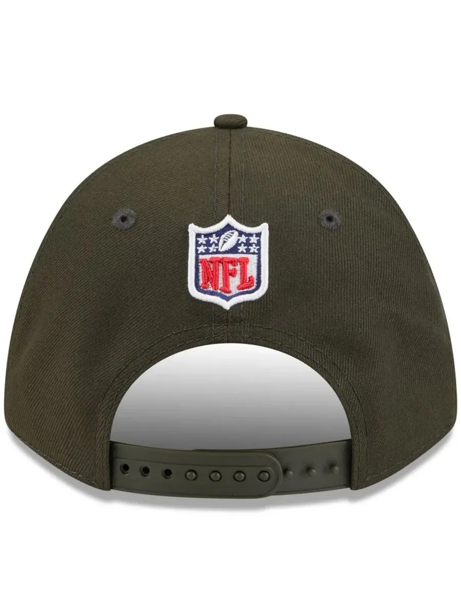 New Era Мужская регулируемая кепка Gotham Green New York Jets 2025 Rivalries Collection Sideline — изображение 3 из 5
