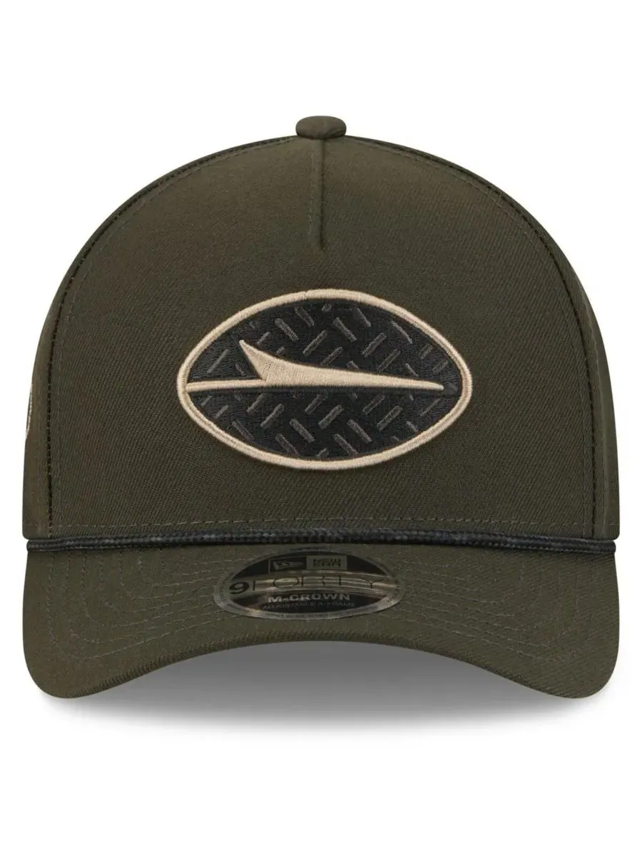 New Era Мужская регулируемая кепка Gotham Green New York Jets 2025 Rivalries Collection Sideline — изображение 5 из 5