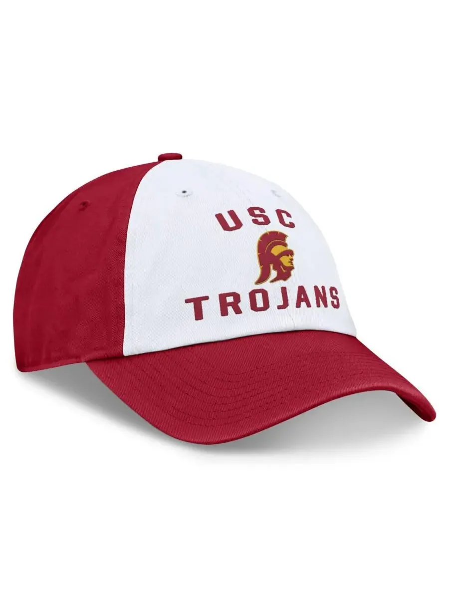 Top of the World Мужская регулируемая кепка USC Trojans Heritage белого/кардиналового цвета — изображение 3 из 4, белый