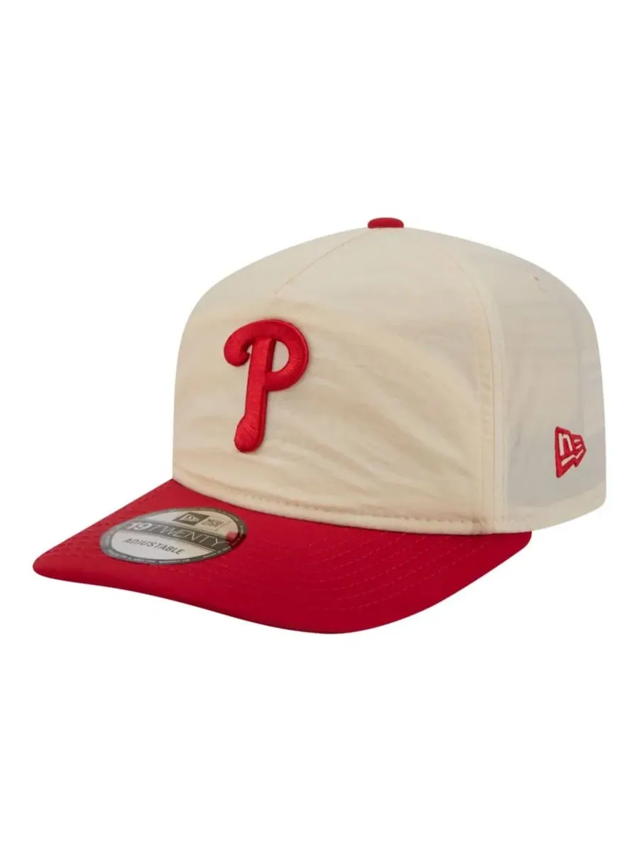 Бейсболка New Era Philadelphia Phillies Everyday 19TWENTY — изображение 1 из 5, кремовый красный