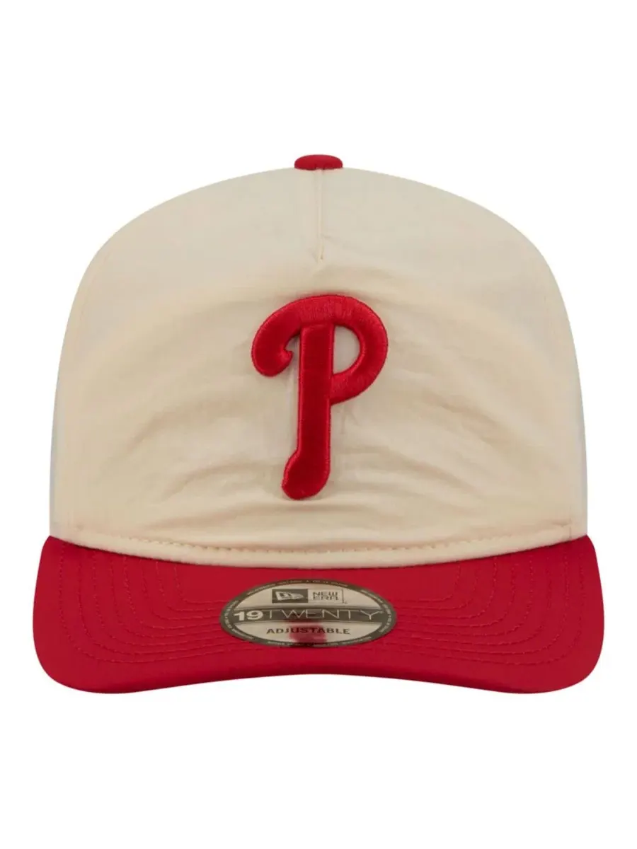 Бейсболка New Era Philadelphia Phillies Everyday 19TWENTY — изображение 5 из 5, кремовый красный