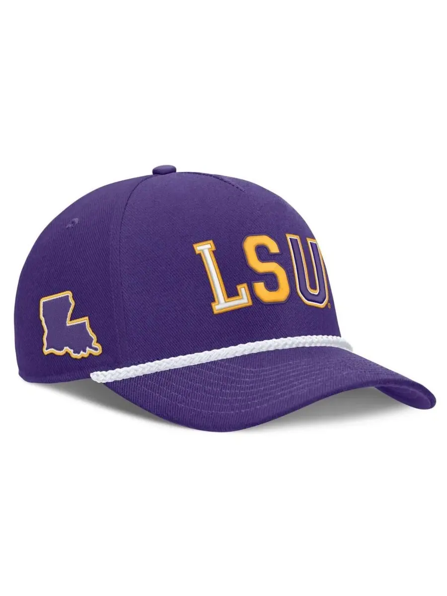 Кепка Nike с принтом LSU Tigers — изображение 1 из 4, фиолетовый