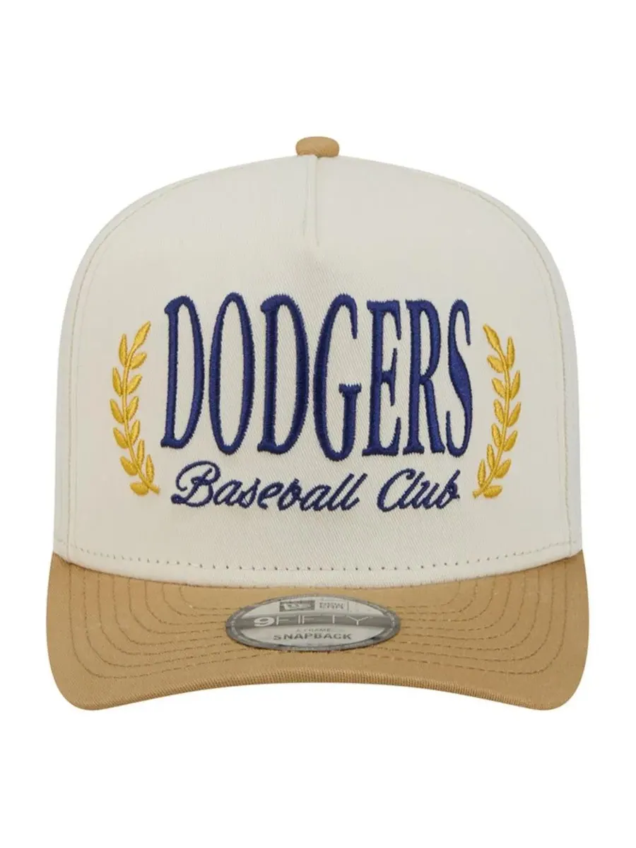 Бейсболка с высокой тульей, однотонная, модель Club 9FIFTY A-Frame New Era — изображение 2 из 7, бежевый