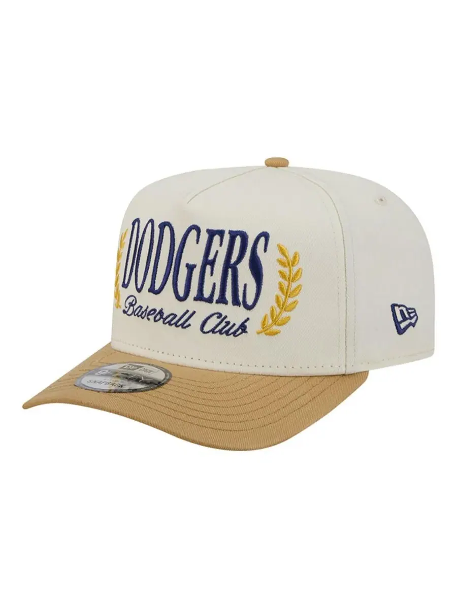 Бейсболка с высокой тульей, однотонная, модель Club 9FIFTY A-Frame New Era — изображение 3 из 7, бежевый
