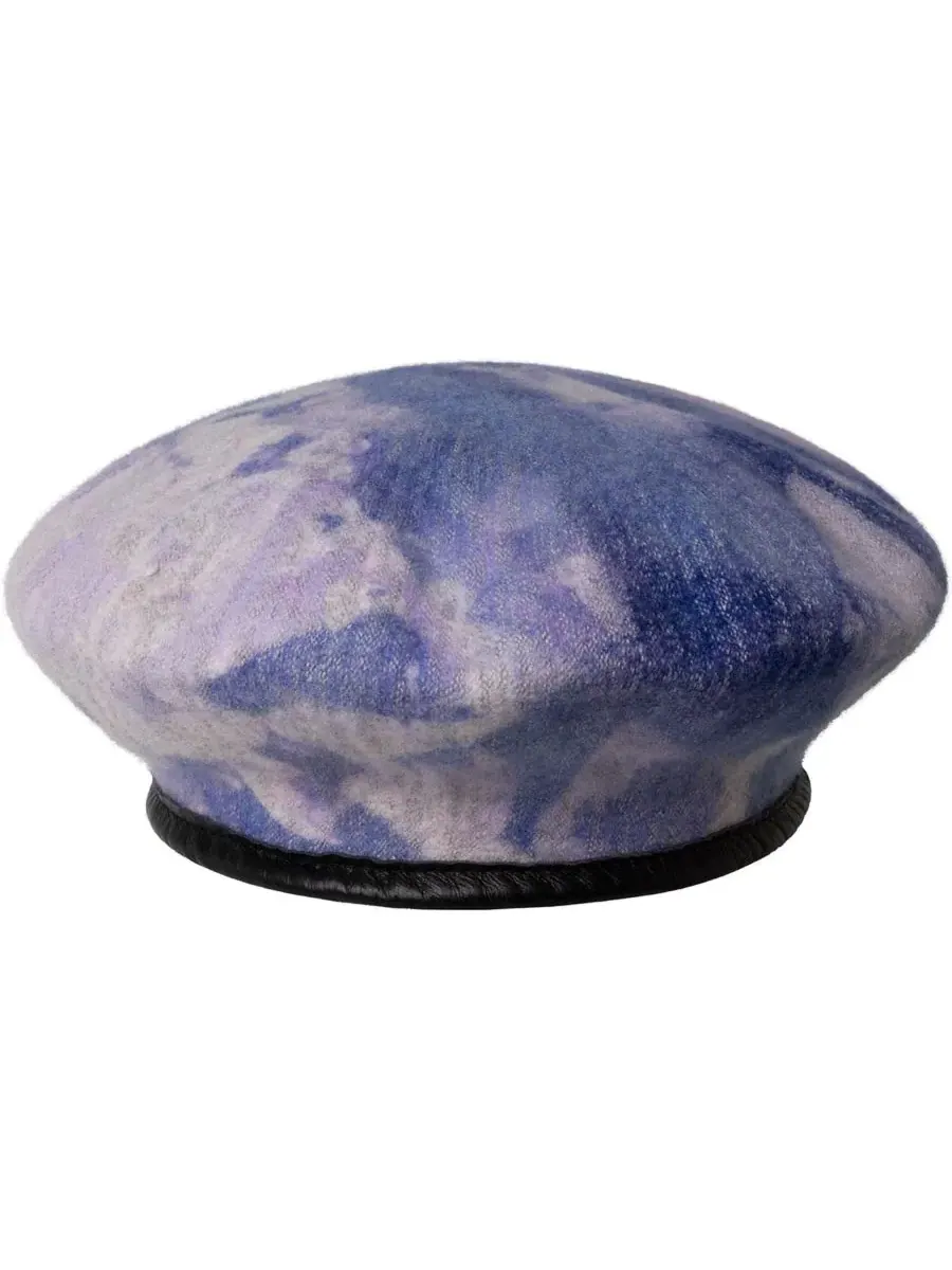 Мужской берет из меланжевой ткани с эффектом тай-дай Kangol