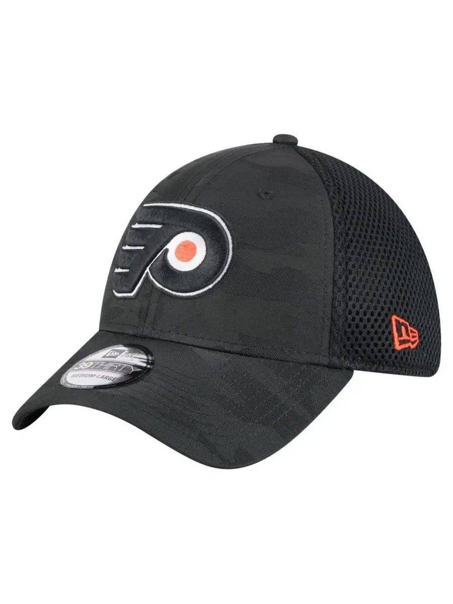 Кепка New Era 39THIRTY Flex Hat с принтом камуфляж — изображение 1 из 5, черный